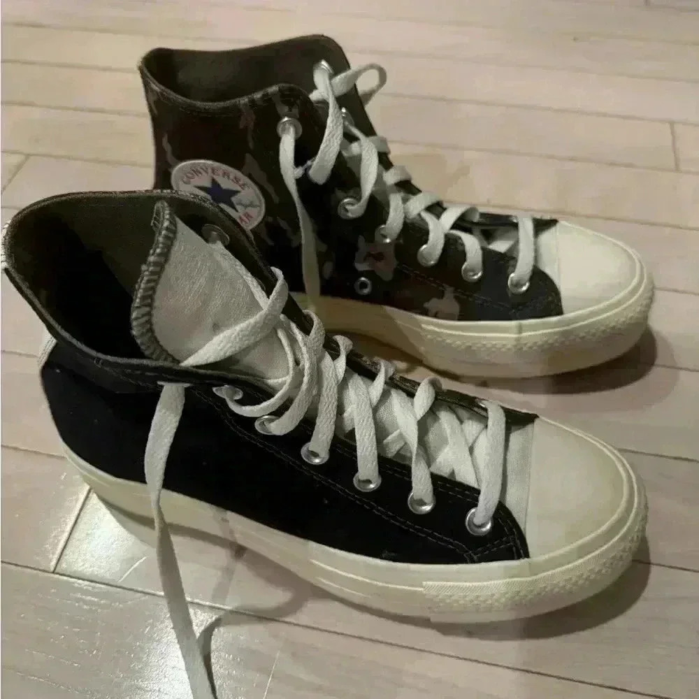 Custom Chuck Taylor All Star Lift Platform Camouflage - Picture 2 of 6